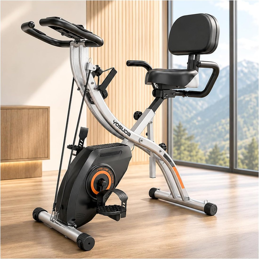 5-in-1 Folding Exercise Bike view 2