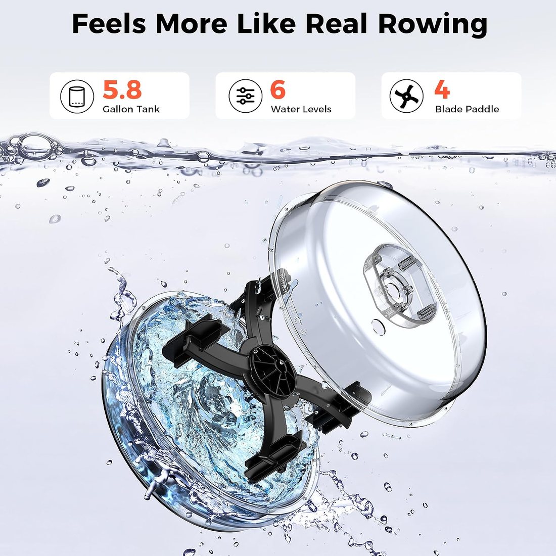 Classic 22L Water Rower view 3