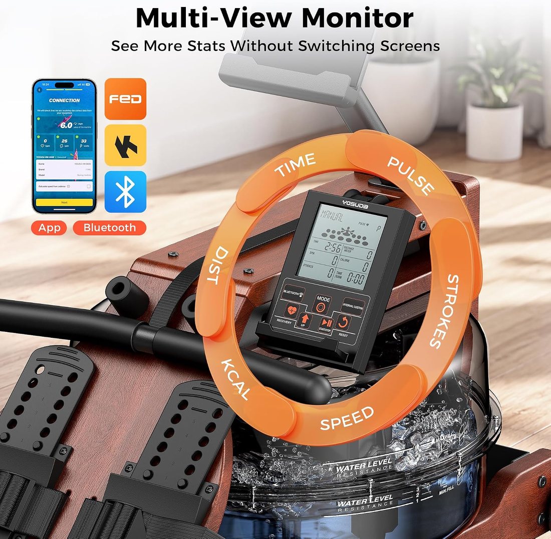 Classic 22L Water Rower view 6