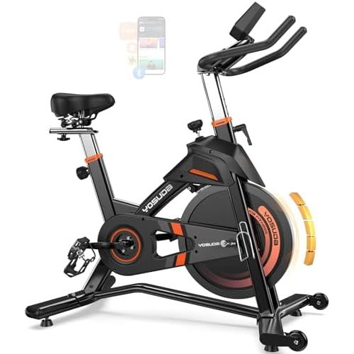 YOSUDA L-007C light commercial exercise bike with 50 lb flywheel