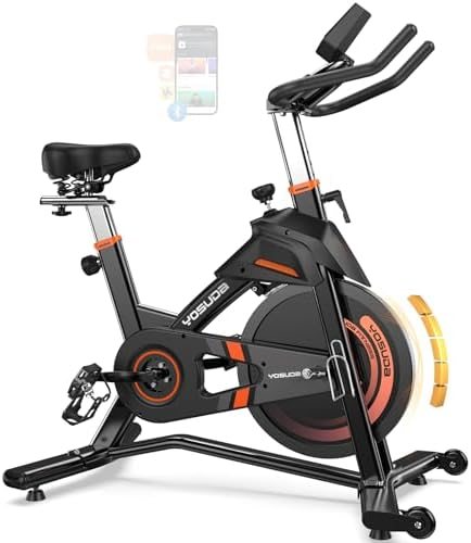 YOSUDA L-007C light commercial exercise bike with 50 lb flywheel