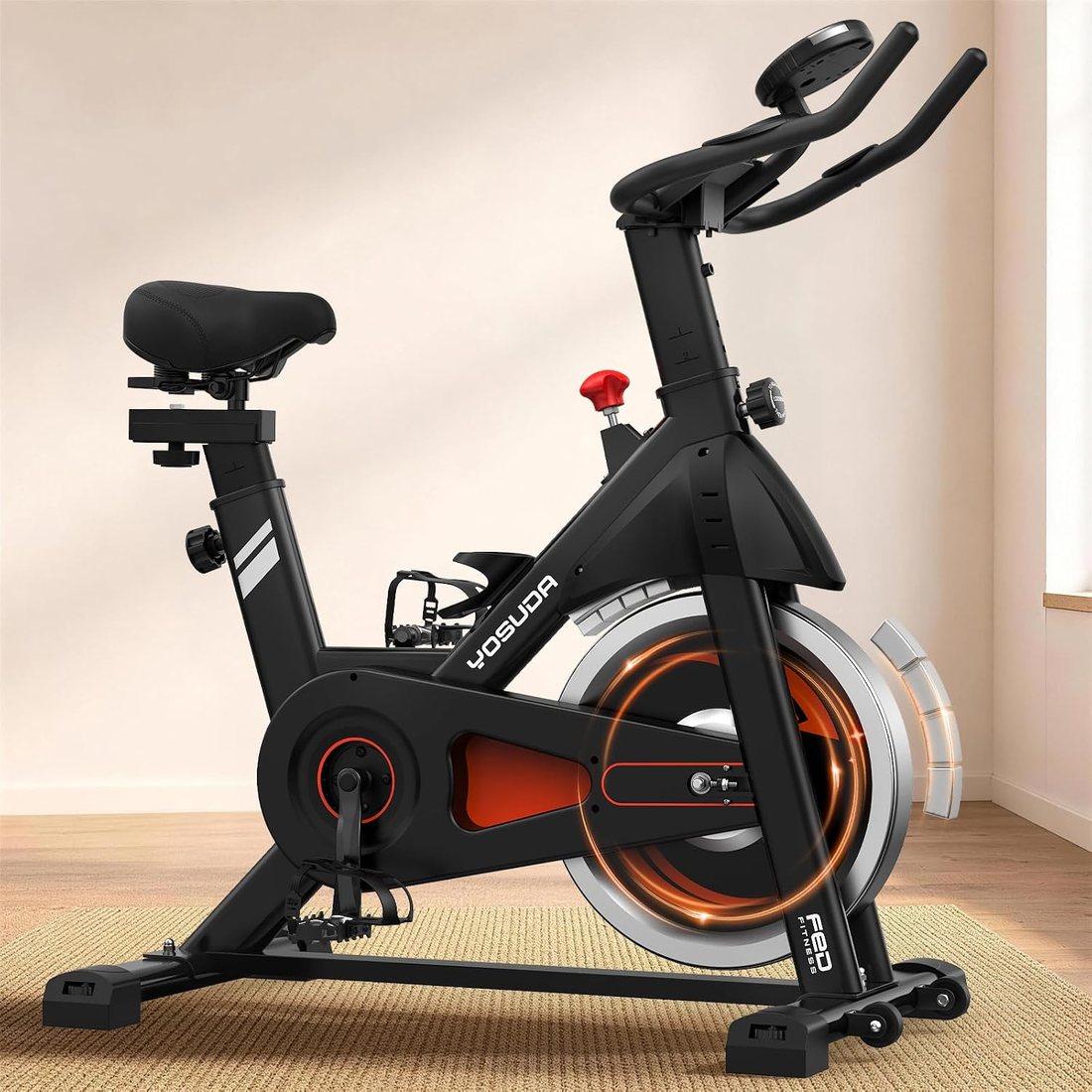 Magnetic Exercise Bike L-002C Pro view 2