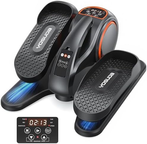 YOSUDA Pro under desk elliptical with resistance in orange